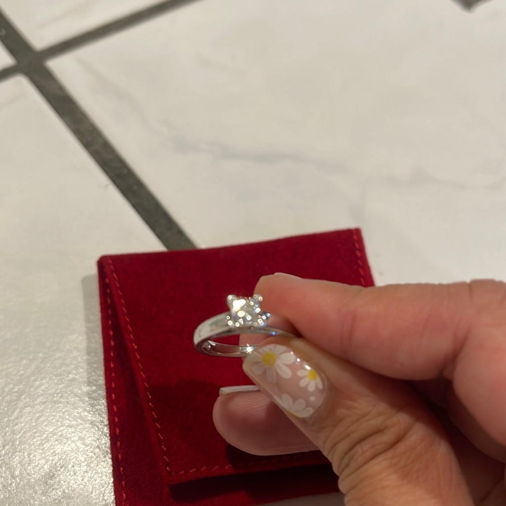 Kay Jewelry Princess Cut .50 CTS WG Diamond Ring